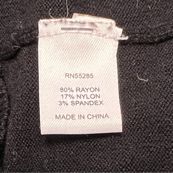 Express Design Studio Black Turtleneck Balloon Sleeve Sweater | Size: S - Picture 7 of 8